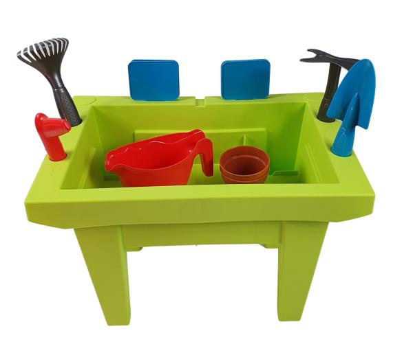 Kinder Hochbeet mit Gartenwerkzeug 12tlg. 43x31x27,5cm